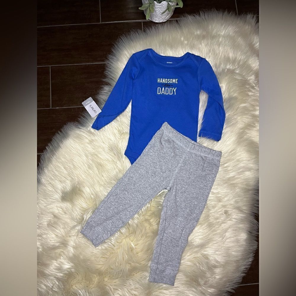 Carter’s “Handsome like Daddy” 2pc set sz 18M